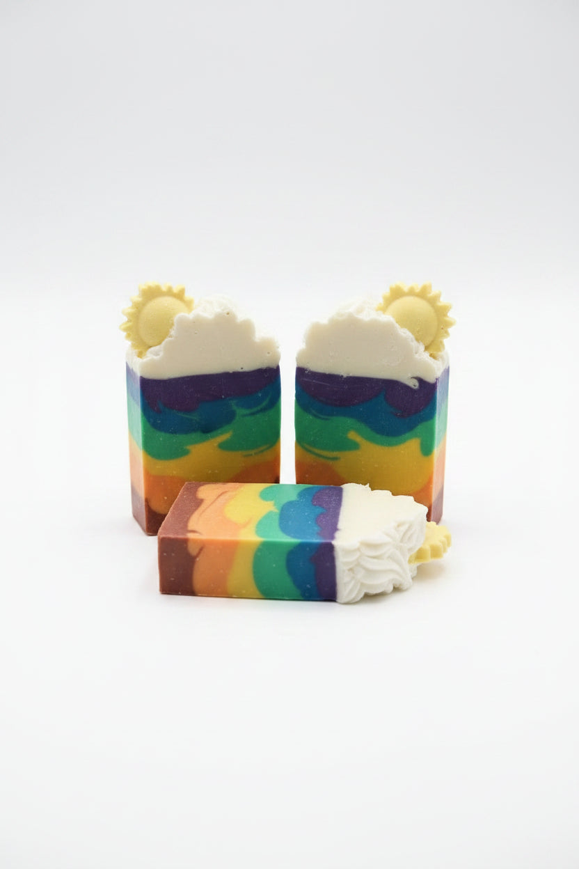 Rainbow Soap Bar Spark Aura Spring & Summer Soaps soap 7