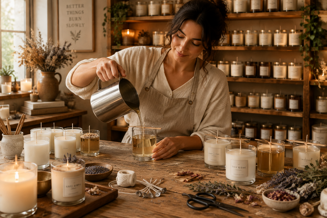 From Pouring to Packaging: How Handmade Candles Are Made