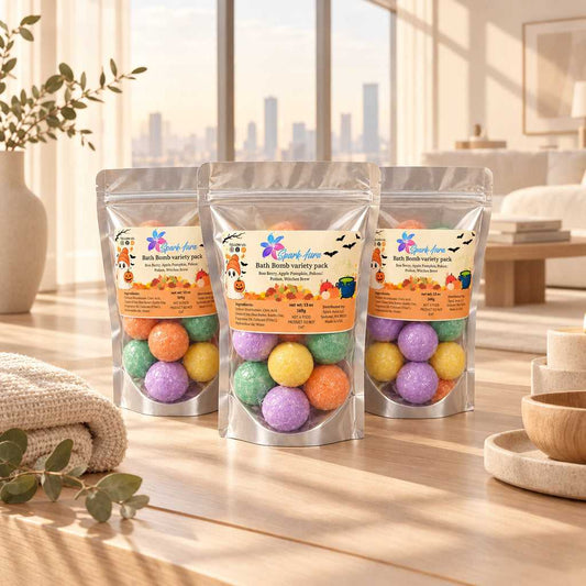 Fall Bath Bomb variety pack Spark Aura Bath Bombs & Shower Steamers Bath Bomb 14