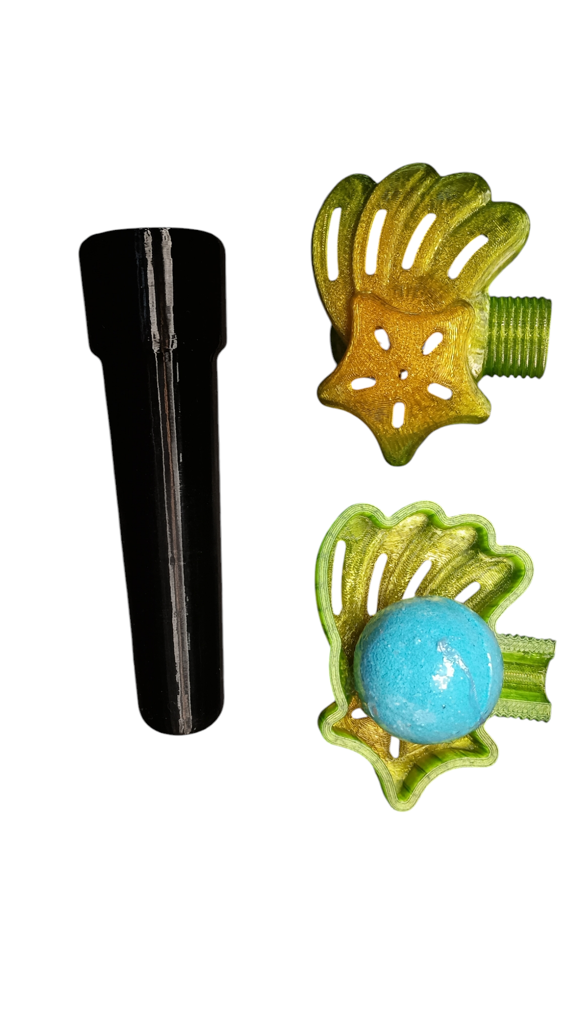 Bath Bomb magic paint brush and assorted bath bombs