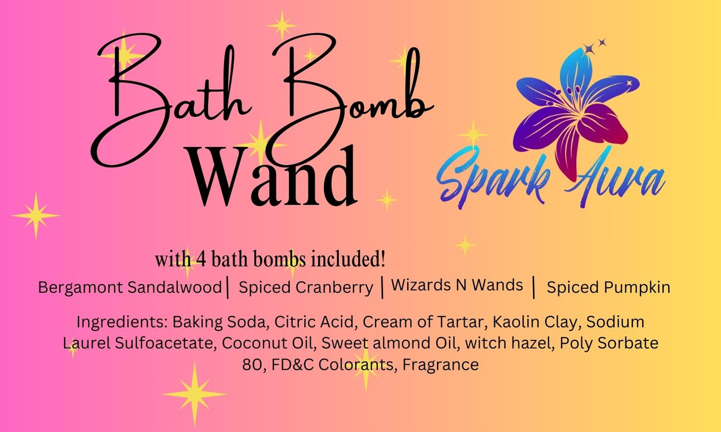 Bath Bomb magic paint brush and assorted bath bombs