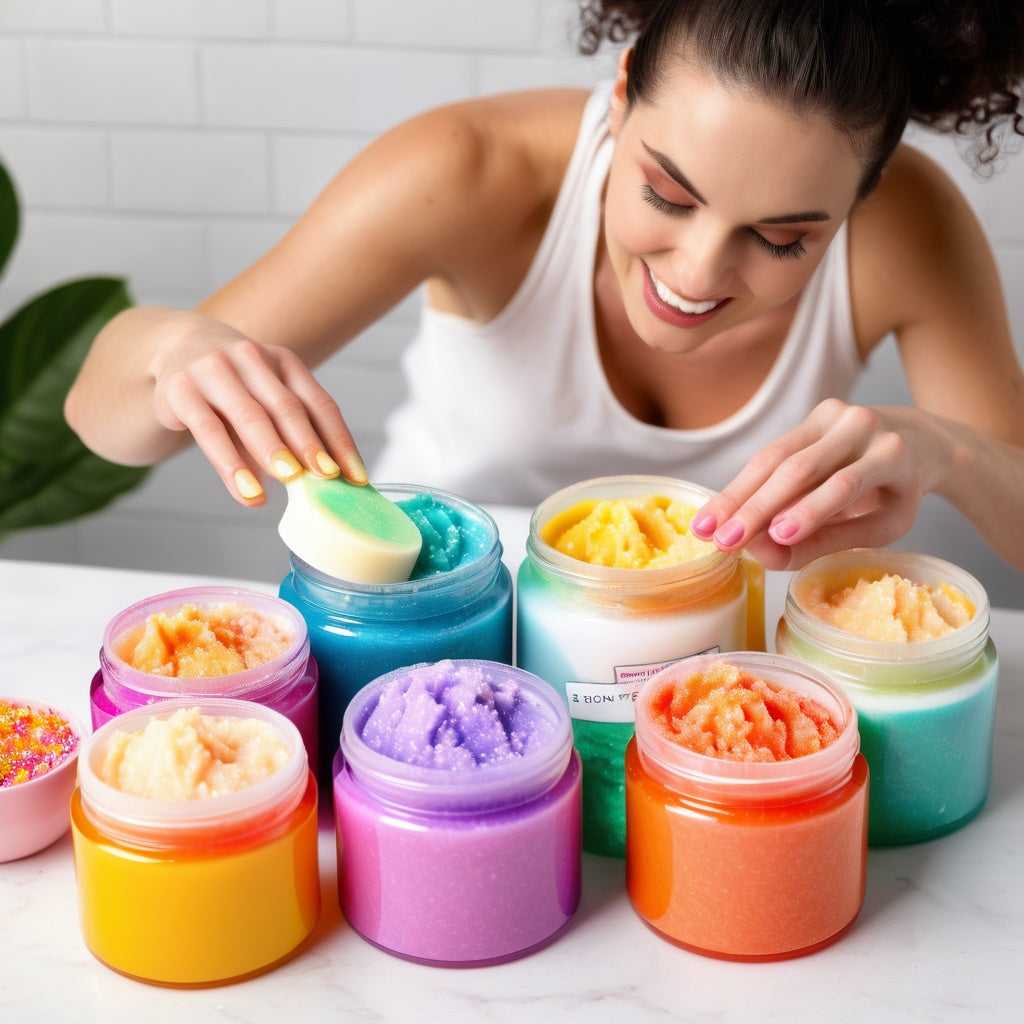 Shea Sugar scrub 8 oz Emulsified Spark Aura Emulsified Sugar Scrubs 8oz Sugar scrub 14