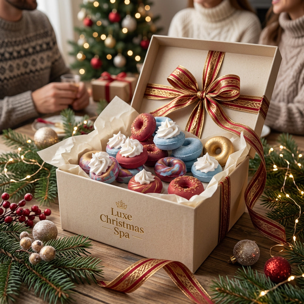 Christmas Donut Bathboms 2oz Set of 6